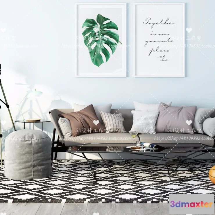 1126120 - Modern Sofa - 3D Models - 0195