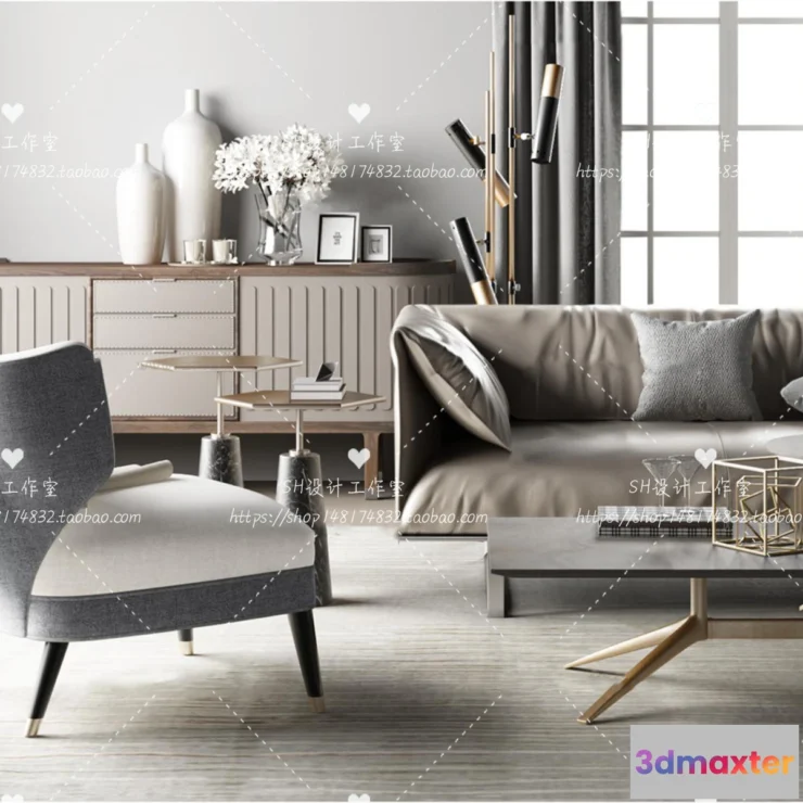 1126122 - Modern Sofa - 3D Models - 0196