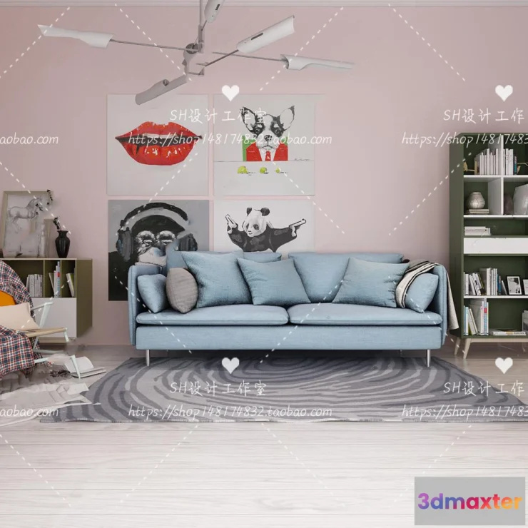 1126124 - Modern Sofa - 3D Models - 0197