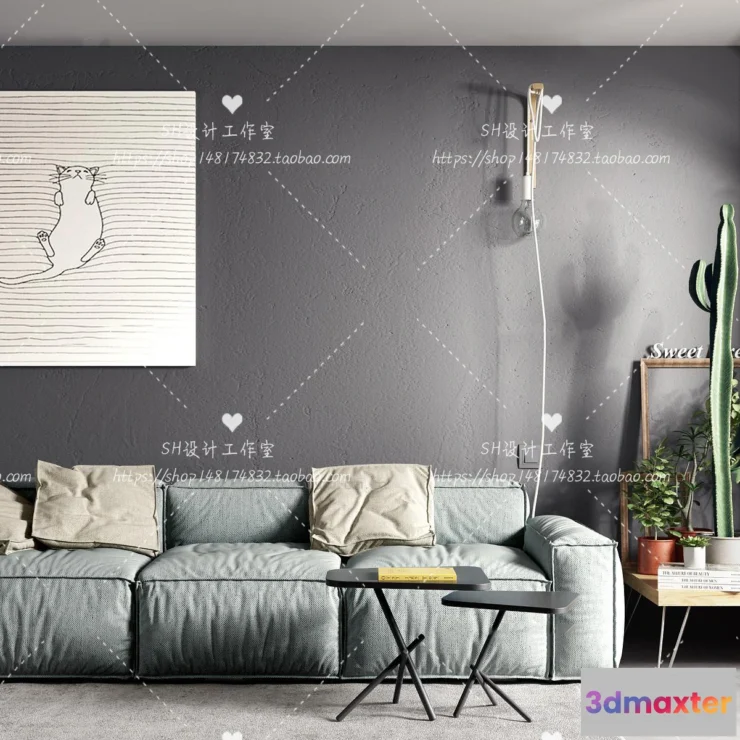 1126128 - Modern Sofa - 3D Models - 0199