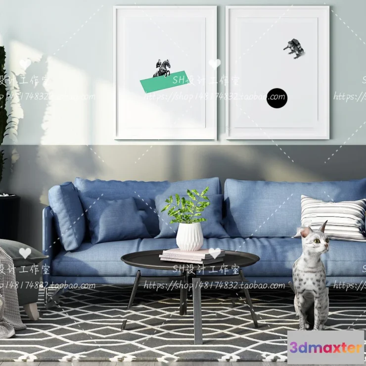 1126136 - Modern Sofa - 3D Models - 0203