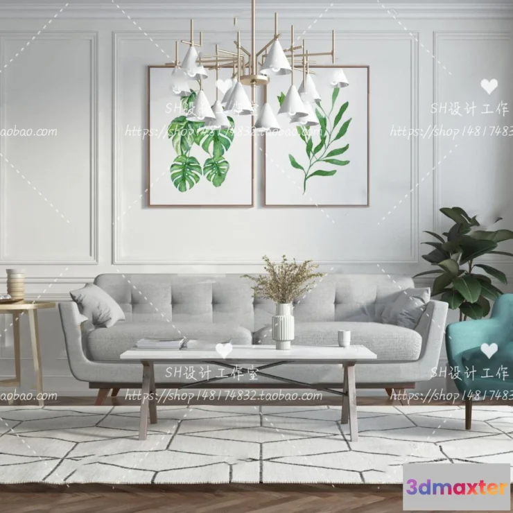 1126140 - Modern Sofa - 3D Models - 0205