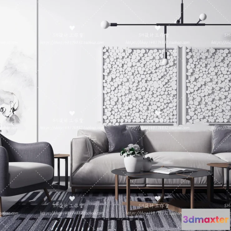 1126142 - Modern Sofa - 3D Models - 0206