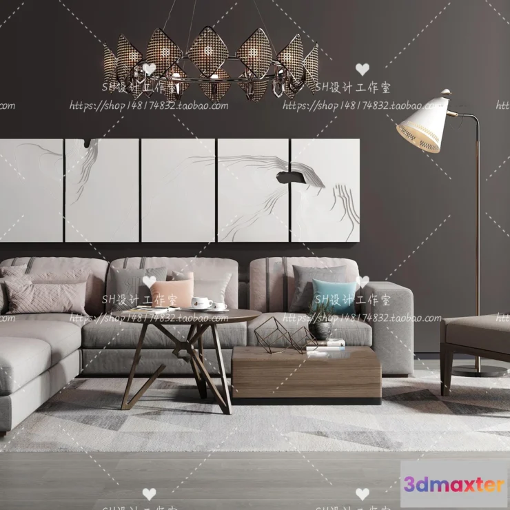 1126144 - Modern Sofa - 3D Models - 0207