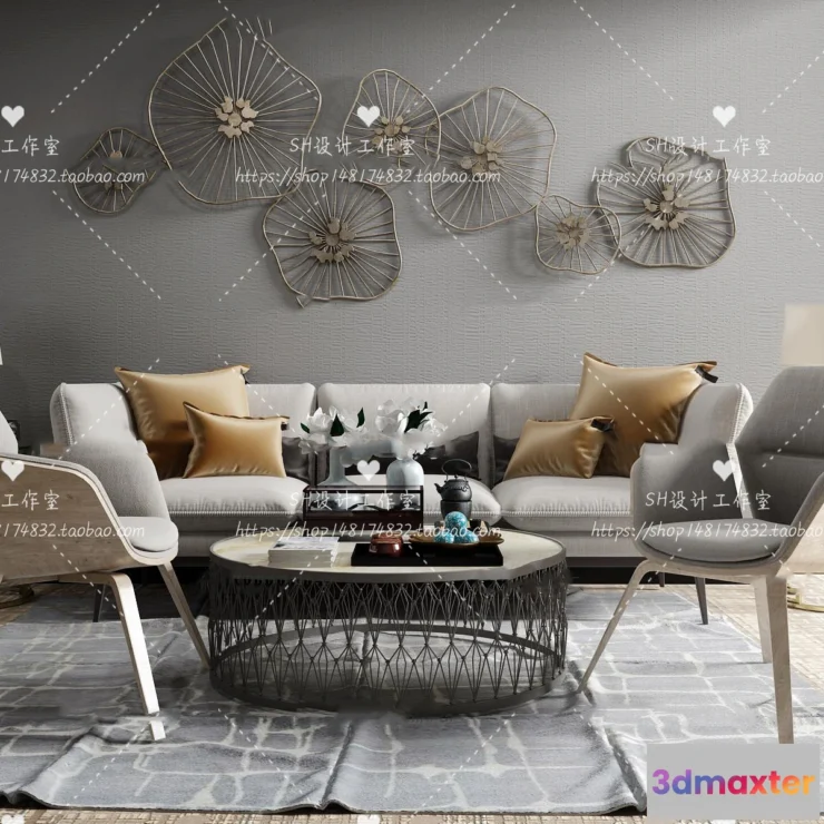 1126170 - Modern Sofa - 3D Models - 0220