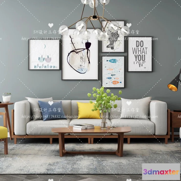 1126184 - Modern Sofa - 3D Models - 0227