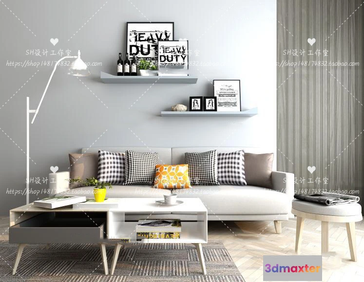 1126188 - Modern Sofa - 3D Models - 0229