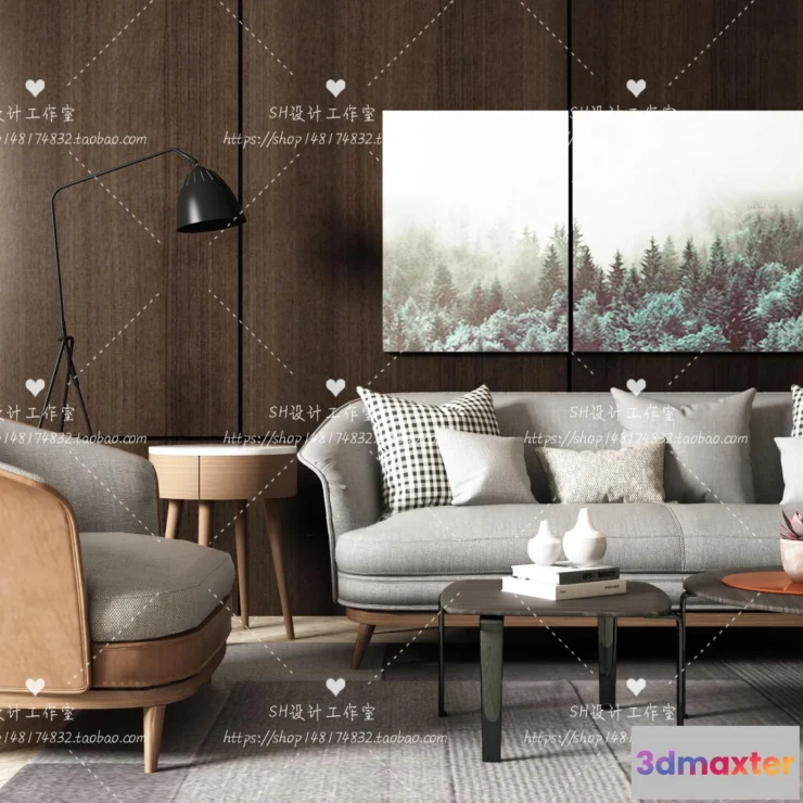 1126198 - Modern Sofa - 3D Models - 0234