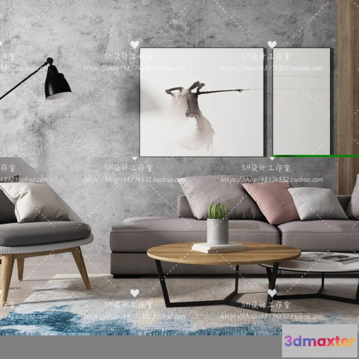 1126216 - Modern Sofa - 3D Models - 0243