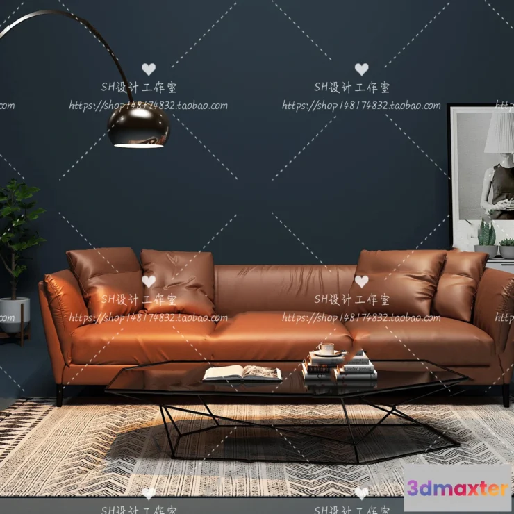 1126230 - Modern Sofa - 3D Models - 0250