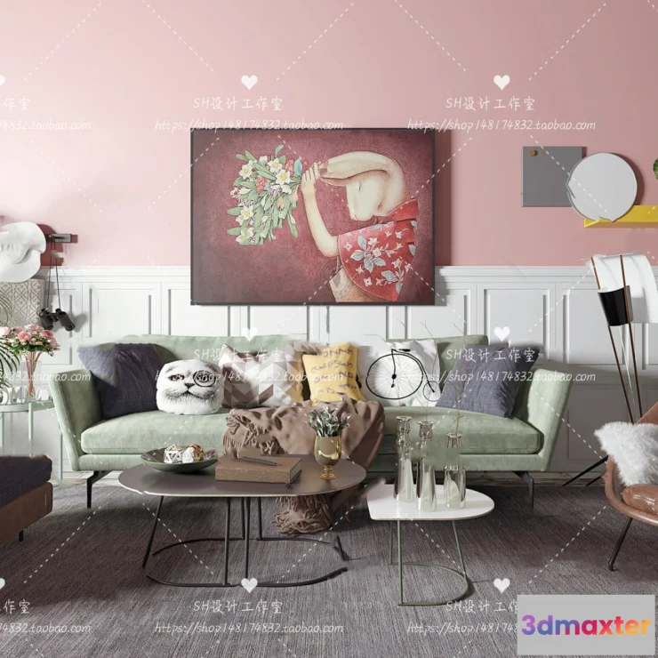 1126232 - Modern Sofa - 3D Models - 0251