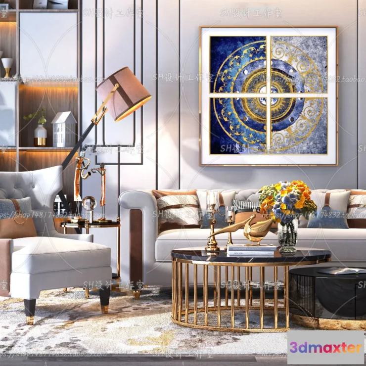 1126242 - Modern Sofa - 3D Models - 0256