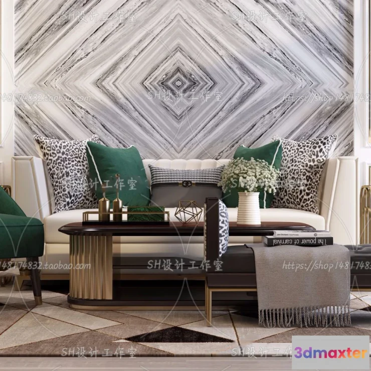 1126246 - Modern Sofa - 3D Models - 0258