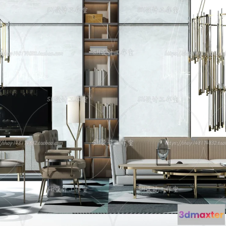 1126250 - Modern Sofa - 3D Models - 0260