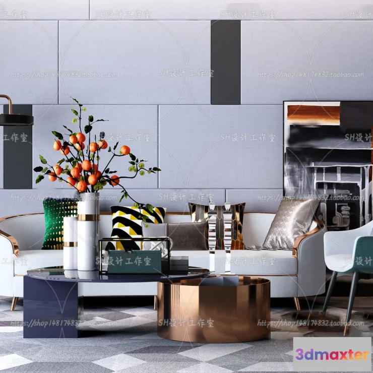 1126252 - Modern Sofa - 3D Models - 0261