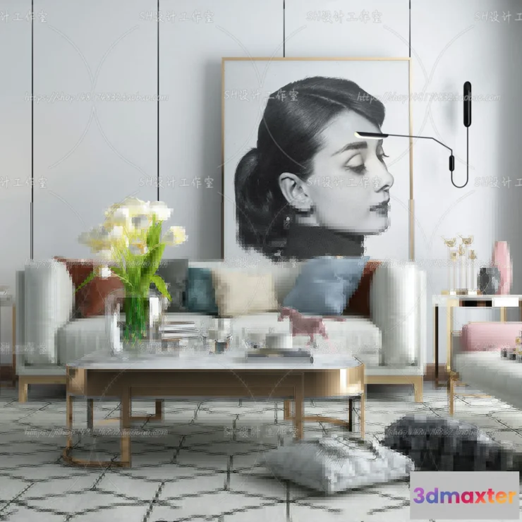 1126254 - Modern Sofa - 3D Models - 0262