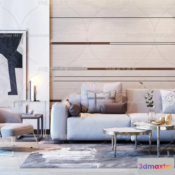 1126282 - Modern Sofa - 3D Models - 0276