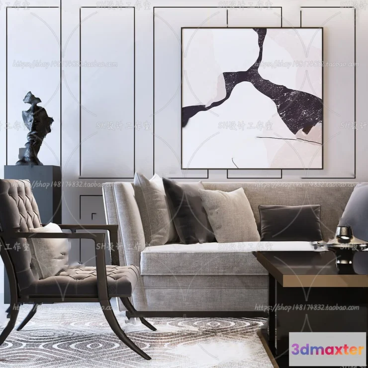 1126286 - Modern Sofa - 3D Models - 0278