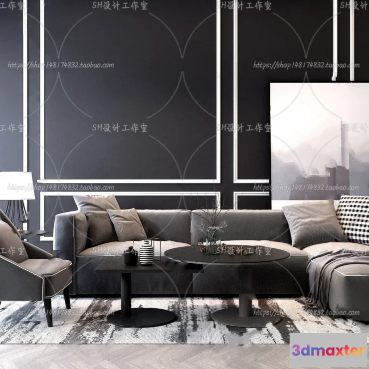 1126296 - Modern Sofa - 3D Models - 0283