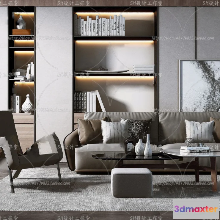 1126300 - Modern Sofa - 3D Models - 0285