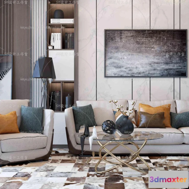 1126322 - Modern Sofa - 3D Models - 0296