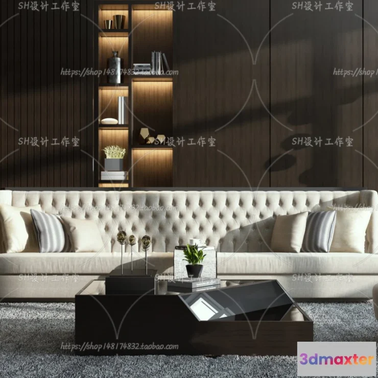 1126328 - Modern Sofa - 3D Models - 0299