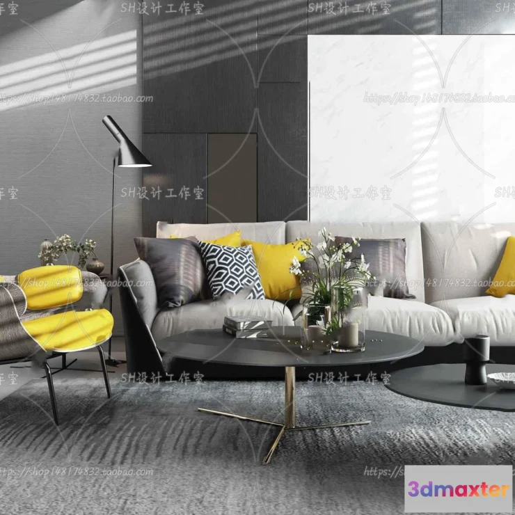 1126330 - Modern Sofa - 3D Models - 0300