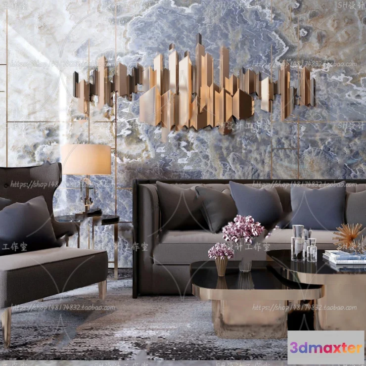 1126332 - Modern Sofa - 3D Models - 0301