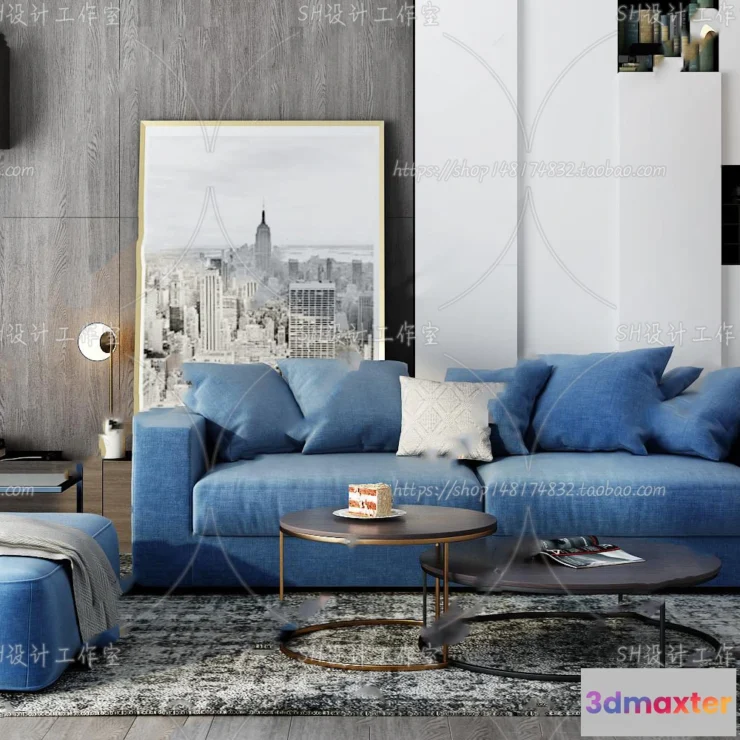 1126334 - Modern Sofa - 3D Models - 0302