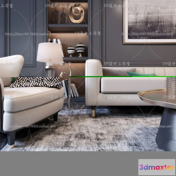 1126352 - Modern Sofa - 3D Models - 0311