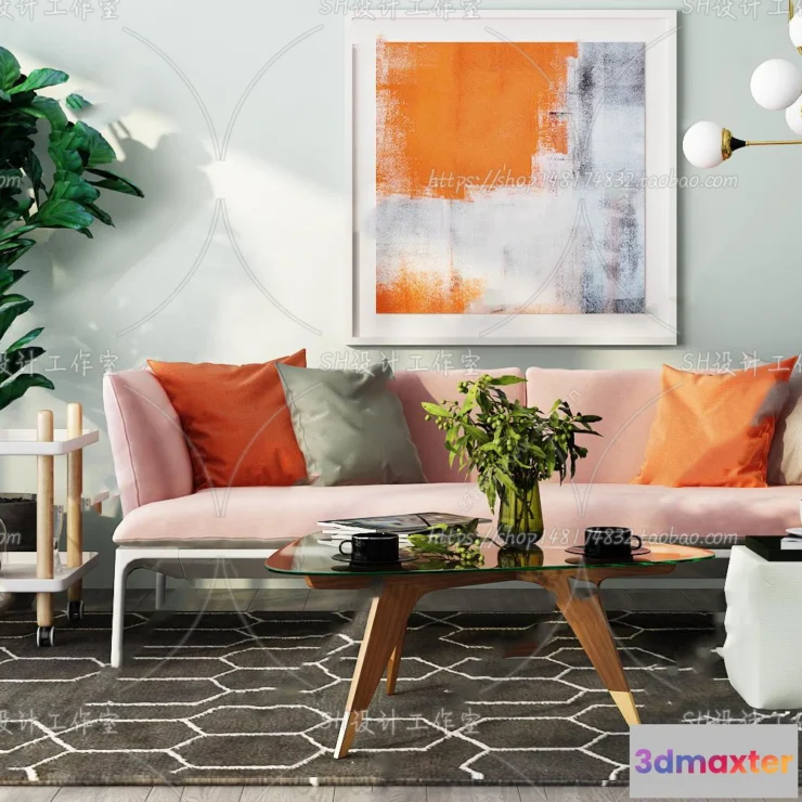 1126378 - Modern Sofa - 3D Models - 0324