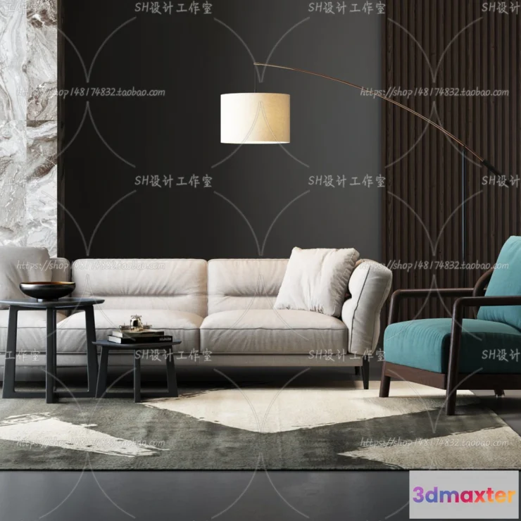 1126380 - Modern Sofa - 3D Models - 0325