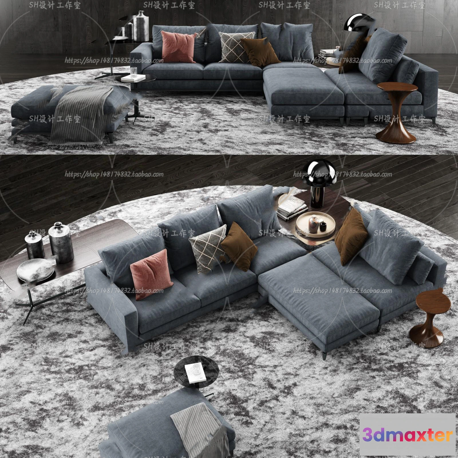 1126384 - Modern Sofa - 3D Models - 0327