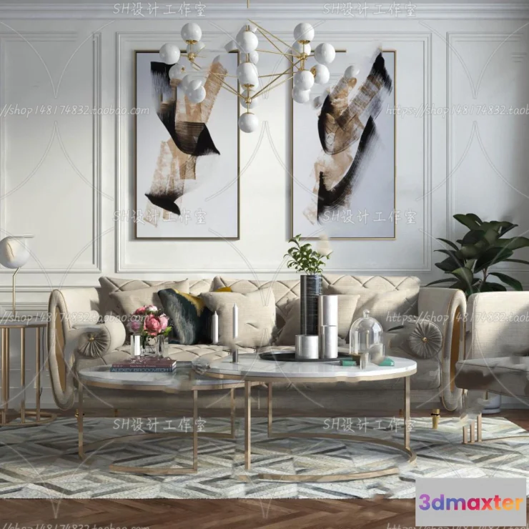 1126386 - Modern Sofa - 3D Models - 0328