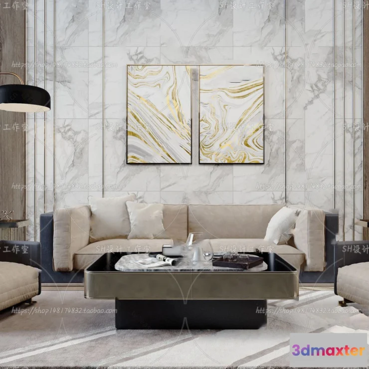 1126398 - Modern Sofa - 3D Models - 0334