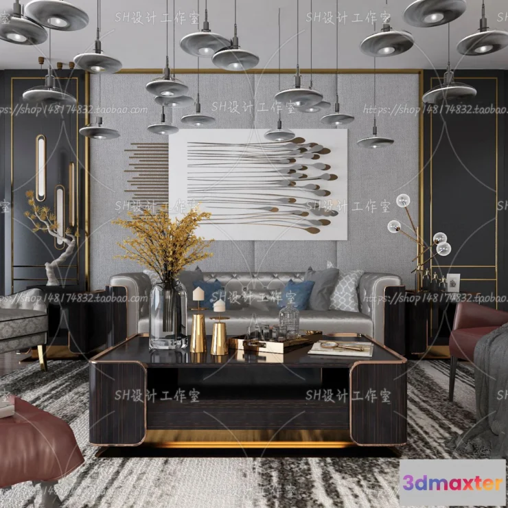 1126404 - Modern Sofa - 3D Models - 0337