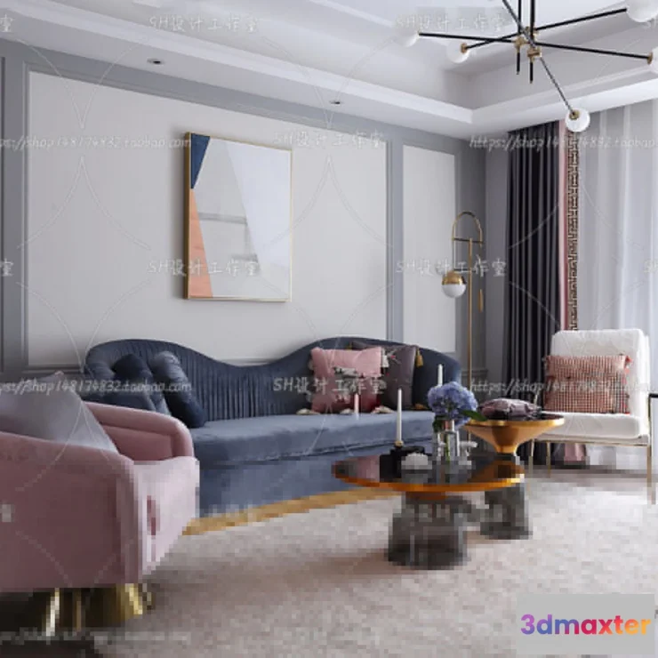 1126406 - Modern Sofa - 3D Models - 0338