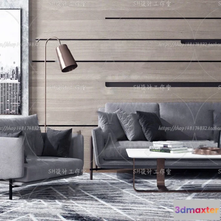 1126408 - Modern Sofa - 3D Models - 0339