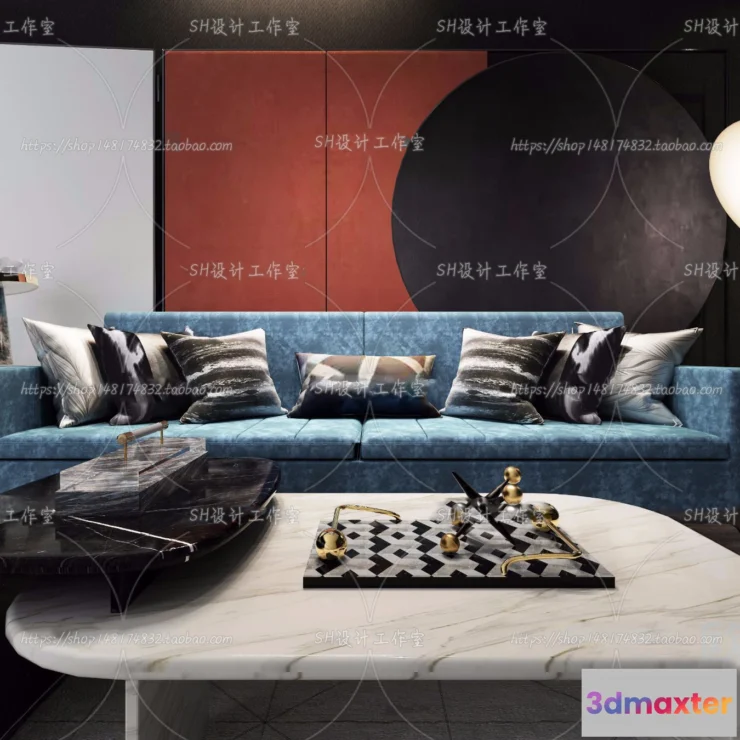 1126418 - Modern Sofa - 3D Models - 0344