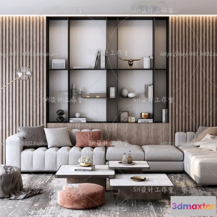 1126424 - Modern Sofa - 3D Models - 0347