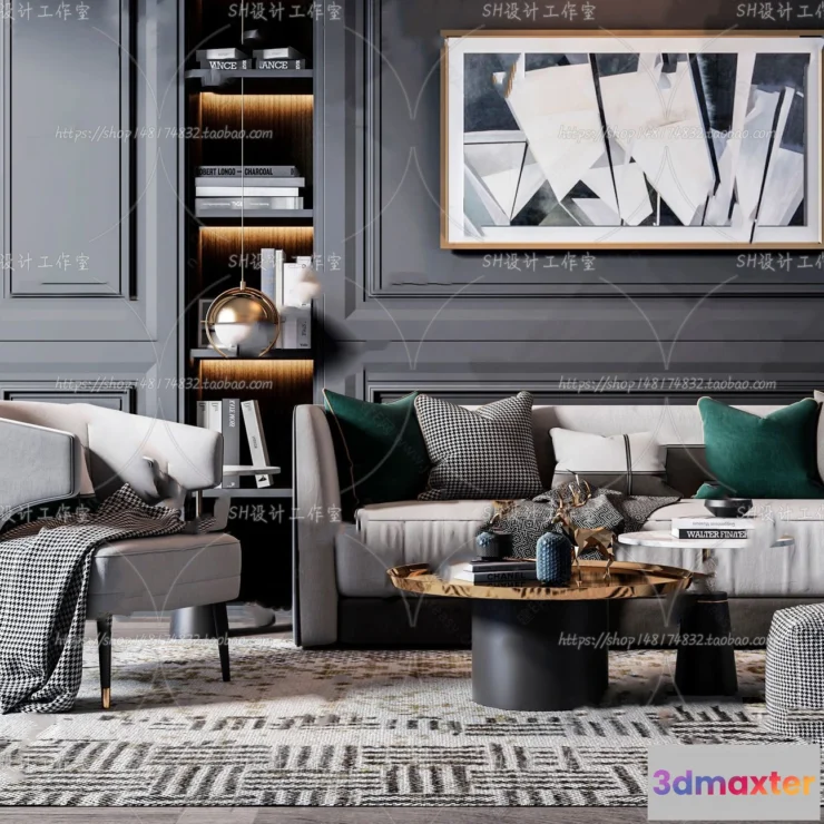 1126426 - Modern Sofa - 3D Models - 0348