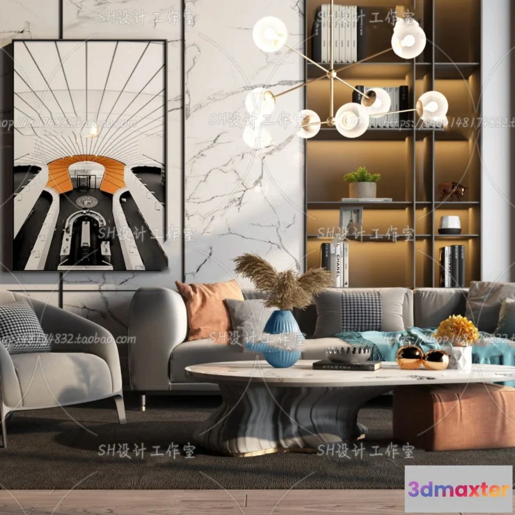 1126434 - Modern Sofa - 3D Models - 0352