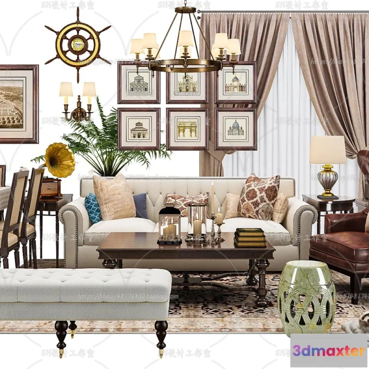 1126442 - Modern Sofa - 3D Models - 0356