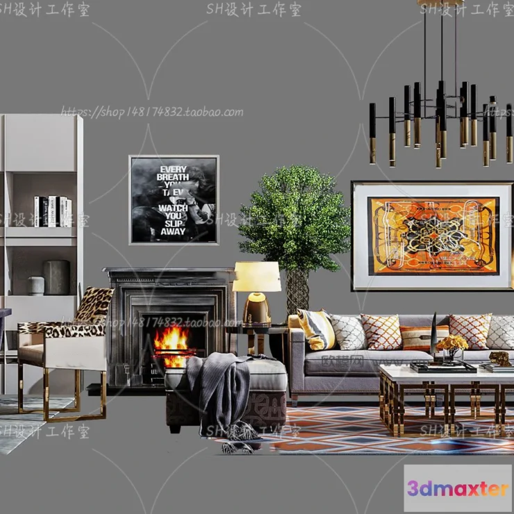 1126448 - Modern Sofa - 3D Models - 0359