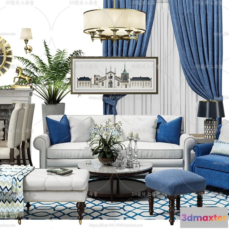 1126456 - Modern Sofa - 3D Models - 0363