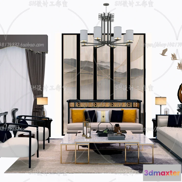 1126462 - Modern Sofa - 3D Models - 0366