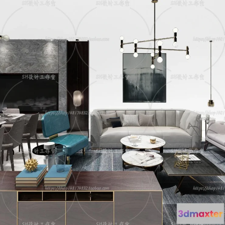 1126464 - Modern Sofa - 3D Models - 0367