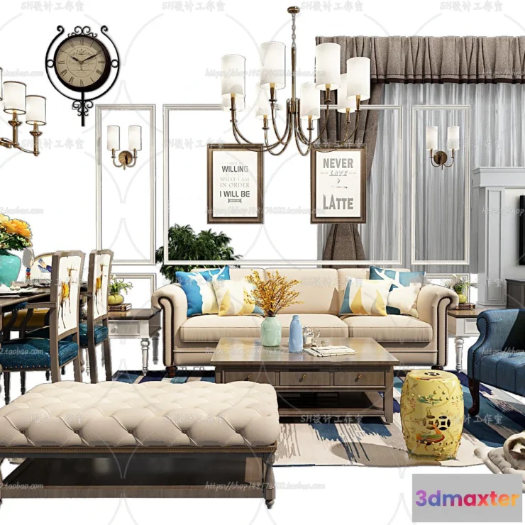 1126474 - Modern Sofa - 3D Models - 0372