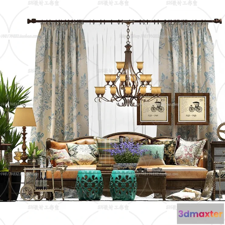 1126478 - Modern Sofa - 3D Models - 0374