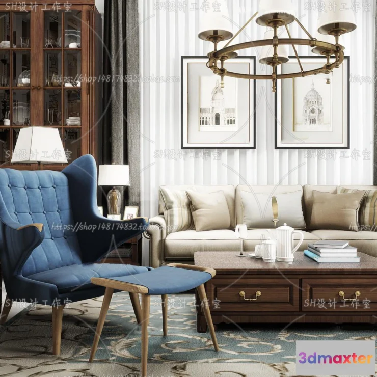 1126480 - Modern Sofa - 3D Models - 0375